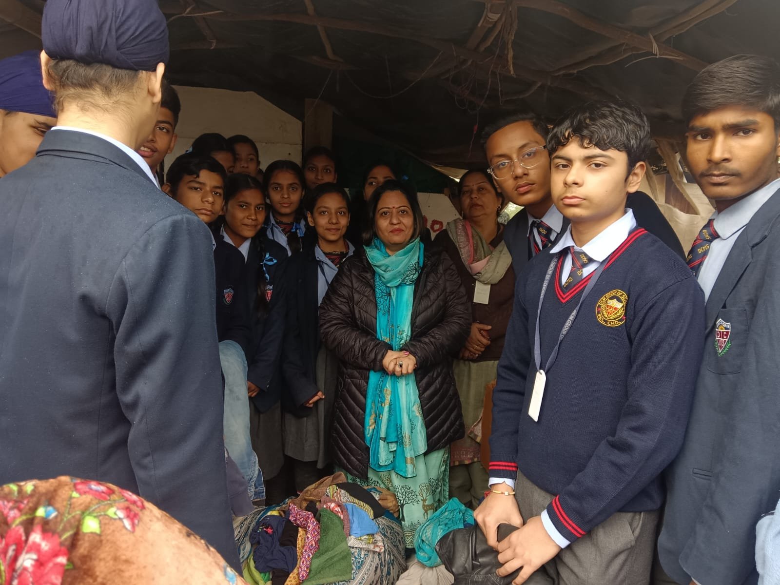 Spreading Love & Warmth at DC Model School, Sector 7 Panchkula